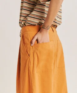 Outlet Pantalon Ilda En Lin Coton - Papaye Femmes Pantalons Et Shorts