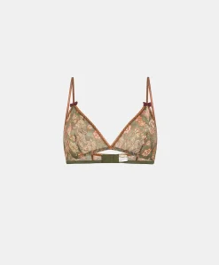 Best Soutien-Gorge En Nylon Imprime Amethist - Army Multicolor Femmes Bras